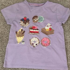 Mini Boden Lavender Kids Dessert Graphic Tee